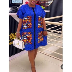Classy Ankara Bubu Midi Dress