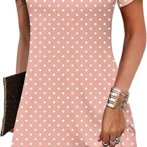 Tshirt Dress Short Sleeve Mini Dress Flowy Sundresses